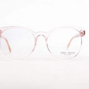 Aro Oftalmico Pasta Rosado Difuminado Transparente Redondo