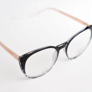Aro Oftalmico Pasta Negro/Desvanecido Gris