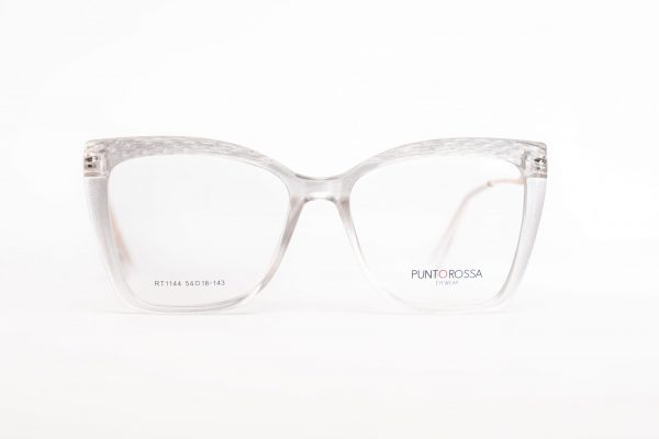 Aro Oftalmico Pasta Blanco/Patllas Metal Doradas