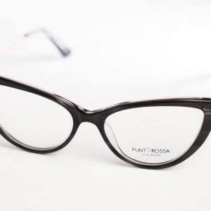 Aro Oftalmico Pasta Negro/Patillas Doradas Eye Cat
