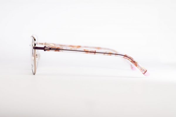 Aro Oftalmico Morado/Animal Print