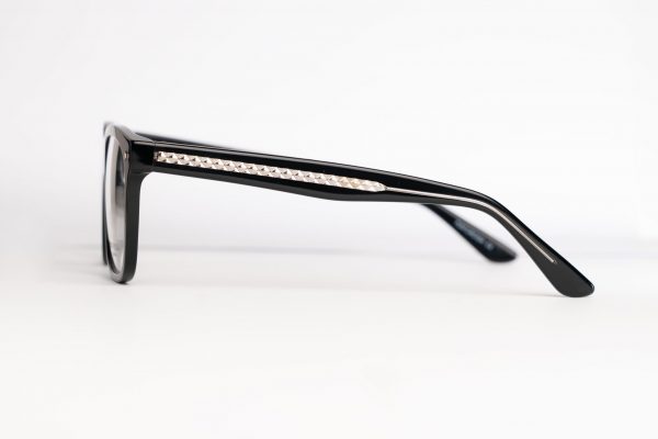 Aro Oftalmico Hombre Clip On Negro