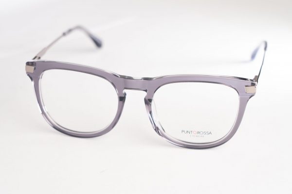 Aro Oftalmico Gris Transparente Clip On