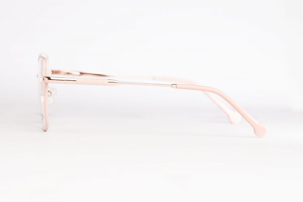 Aro Oftalmico Metal Rosado_dorado B