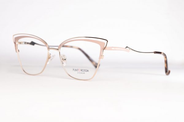 Aro Oftalmico Metal Rosado_dorado B