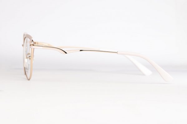 Aro Oftalmico Metal Blanco_dorado
