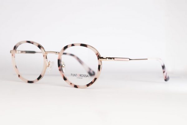 ARO OFTALMICO PASTA TORTOISE BLANCO_ROJO_METAL DORADO