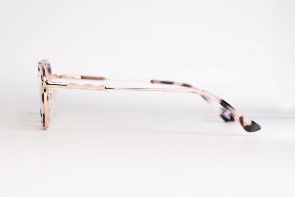 ARO OFTALMICO PASTA TORTOISE BLANCO_ROJO_METAL DORADO