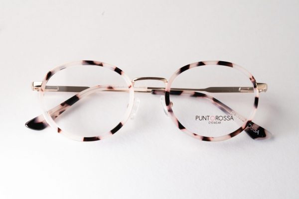 ARO OFTALMICO PASTA TORTOISE BLANCO_ROJO_METAL DORADO