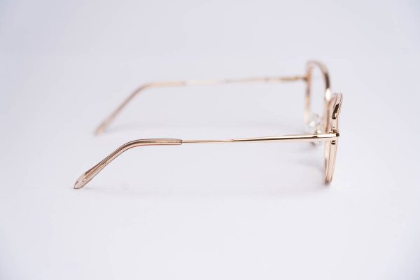 Aro oftalmico mujer metal detalle rosa eyescat