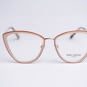 Aros oftalmicos pasta rosa detalla borde cafe
