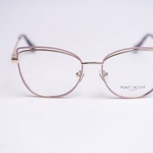 Aros oftalmico metal mujer detalles rosa print