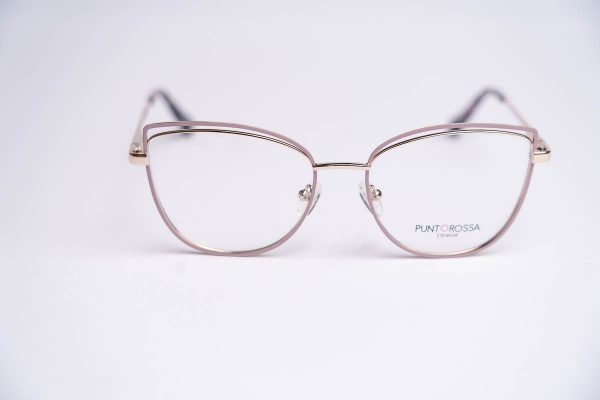 Aros oftalmico metal mujer detalles rosa print