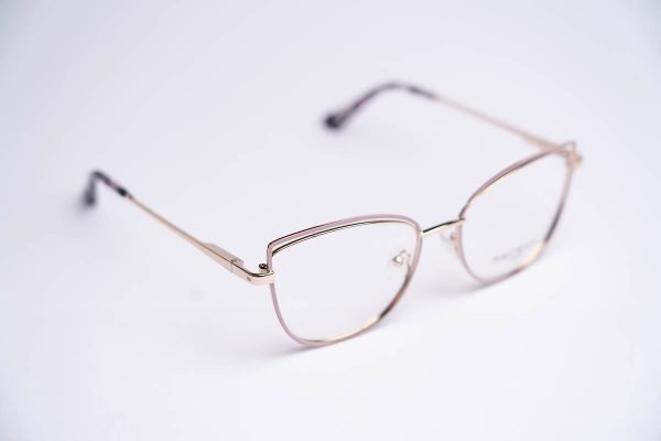 Aros oftalmico metal mujer detalles rosa print
