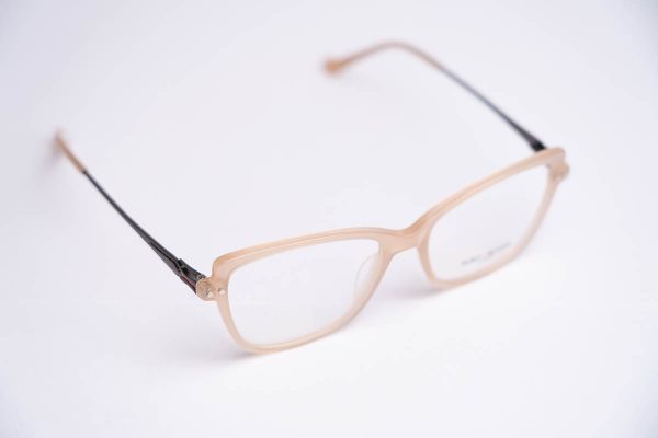 Aros pasta mujer amarilla transparente