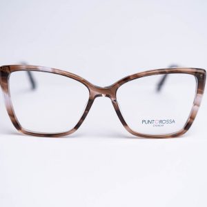 Aro oftalmico mujer pasta marron marmol
