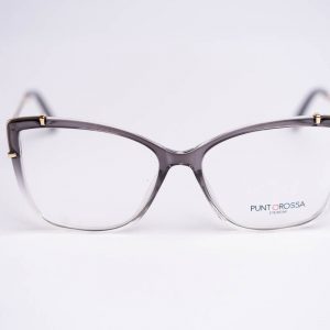 Aro oftalmico mujer gris humo transparente
