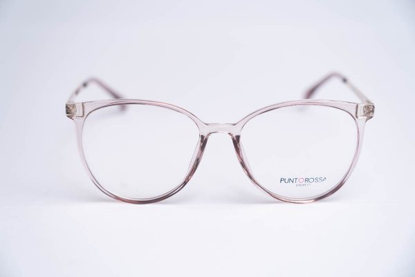 Aros oftalmicos mujer rosa pasta transparente