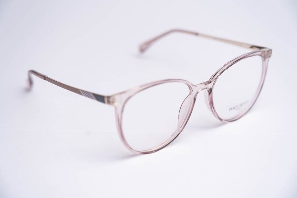 Aros oftalmicos mujer rosa pasta transparente