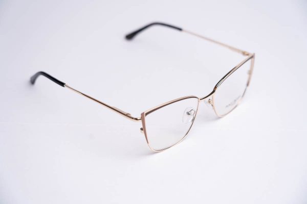 Aros oftalmico mujer metal ayecat cafe/rosa